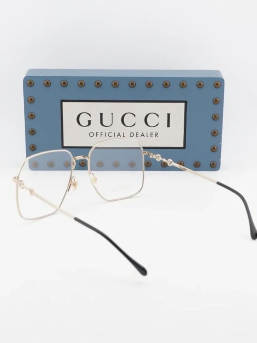 Gucci GG0952O 002 Aviator Eyeglasses 57mm – Gold